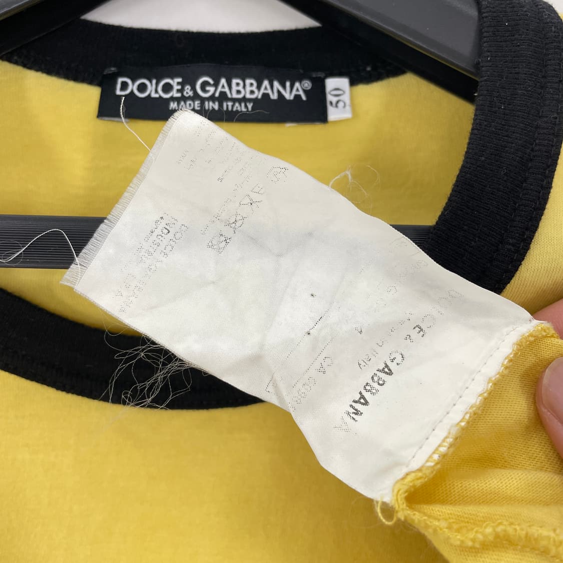 돌체앤가바나 공용S-M 복싱 로고 링거 반팔 티셔츠 상품이미지5