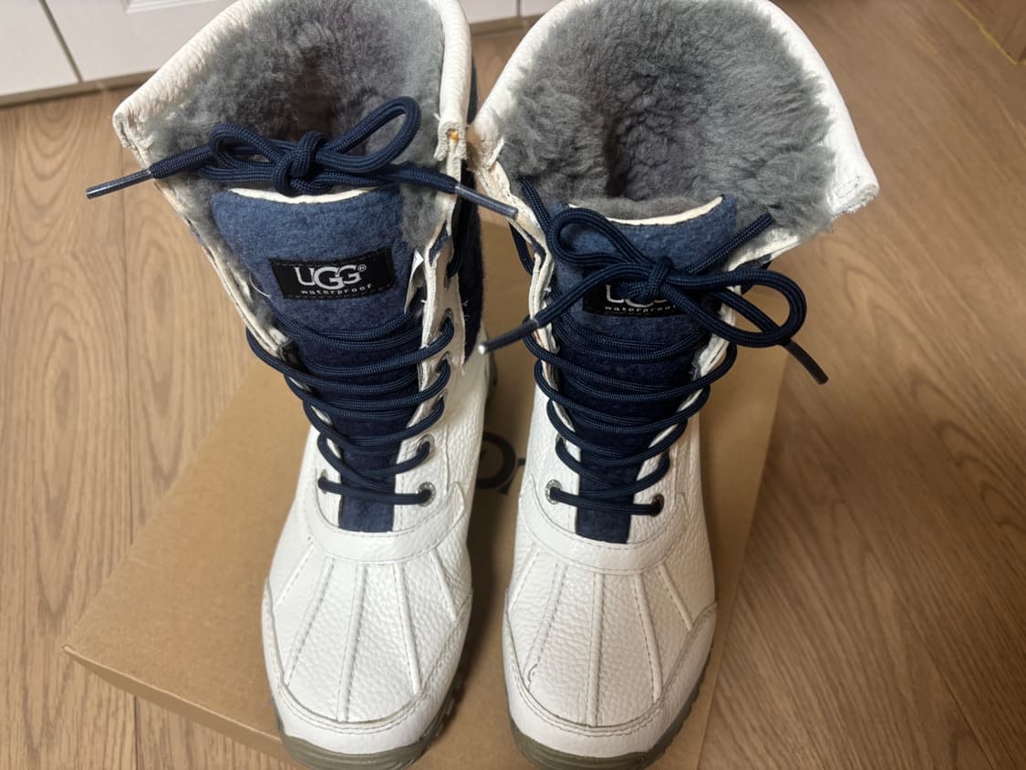 새상품급 어그 아디론닥가죽 방수방한부츠 털부츠남여공용 6사이즈 상품이미지2