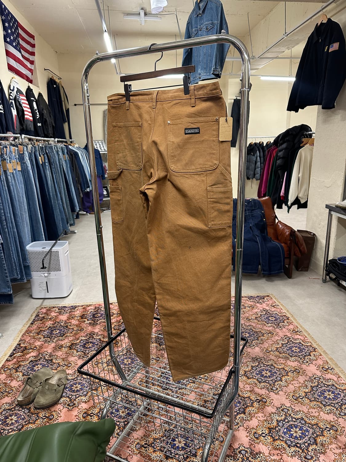 90s 다코타 더블니 팬츠 상품이미지4