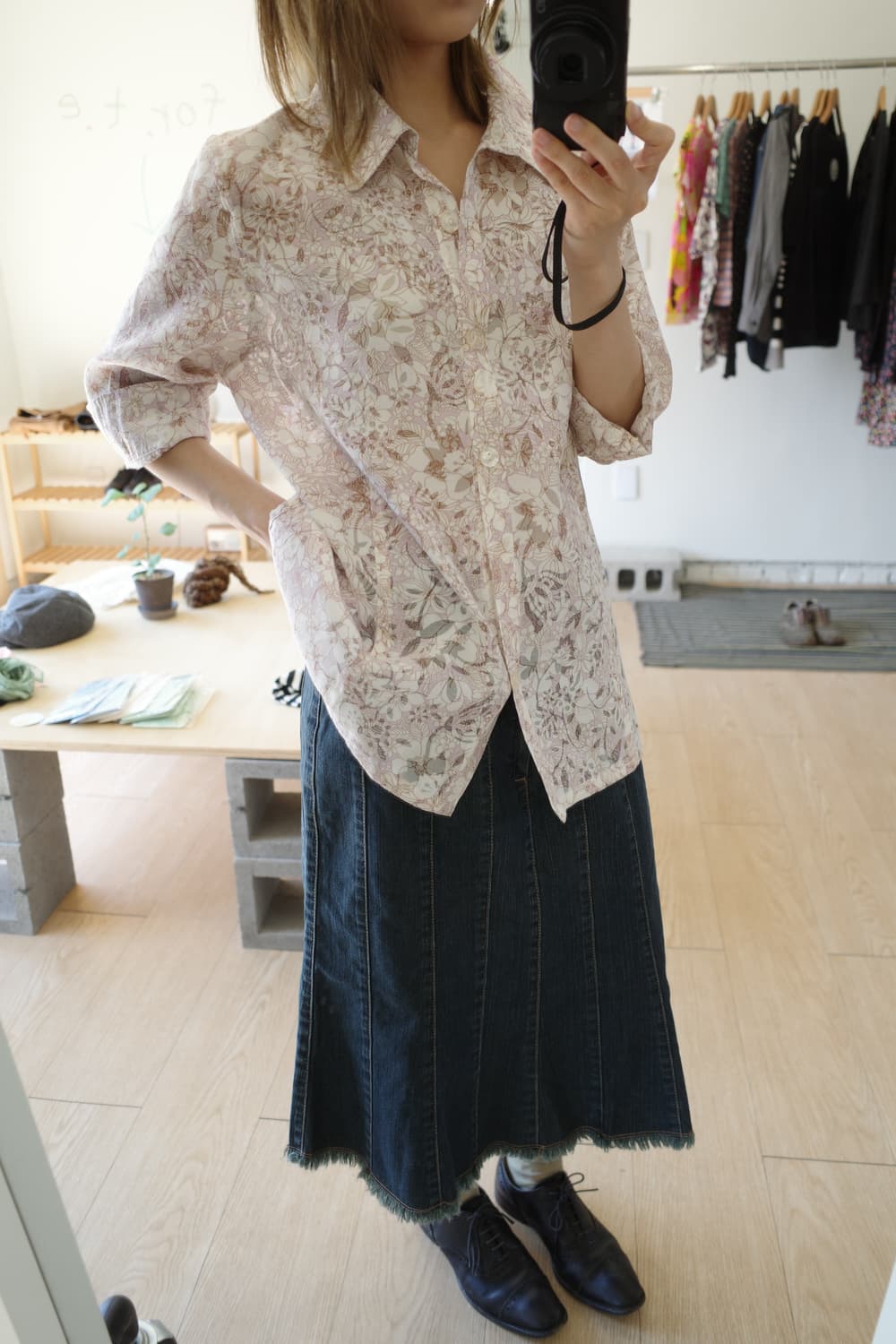 flower shirt 상품이미지1