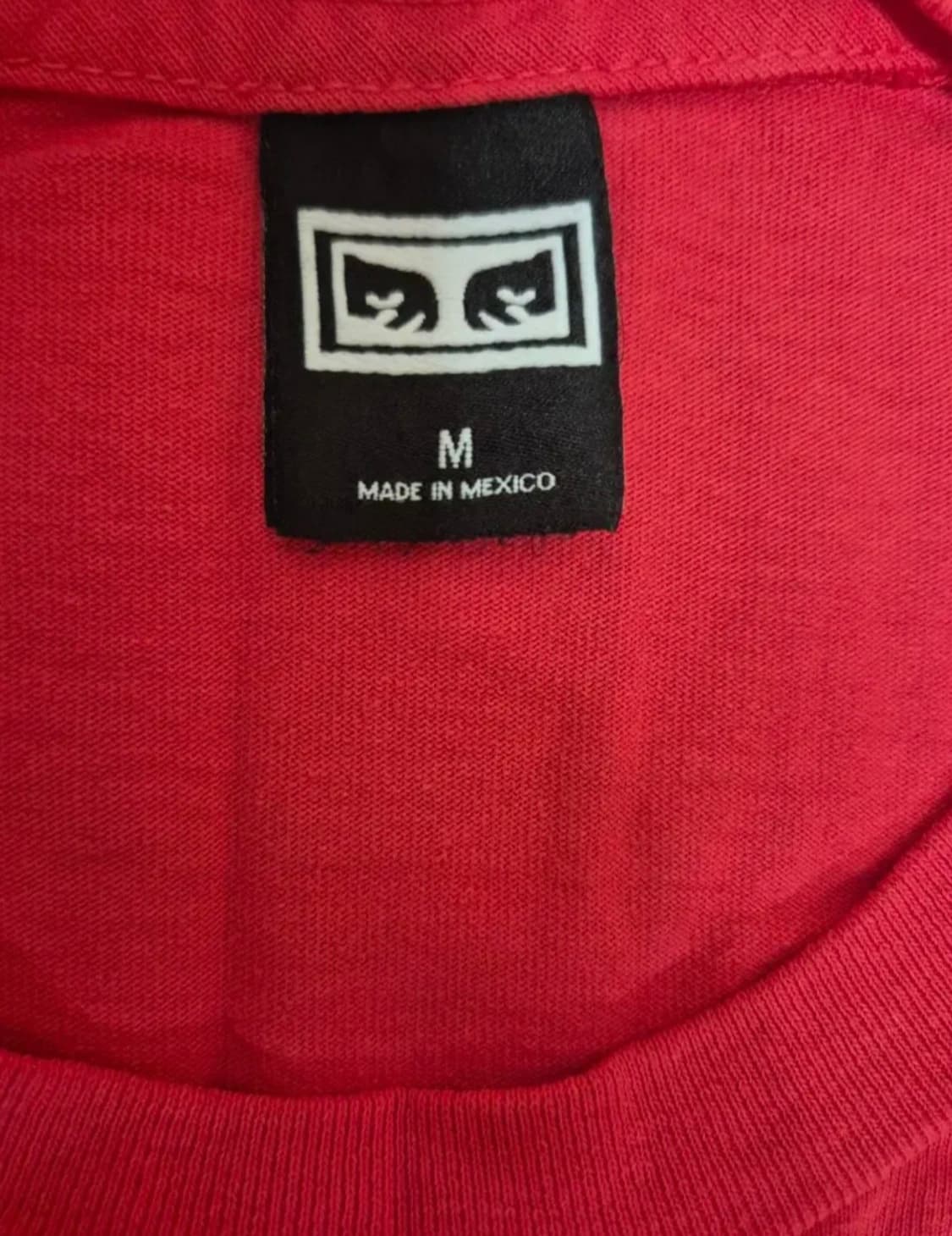 오베이 OBEY 레드 반팔 상품이미지3