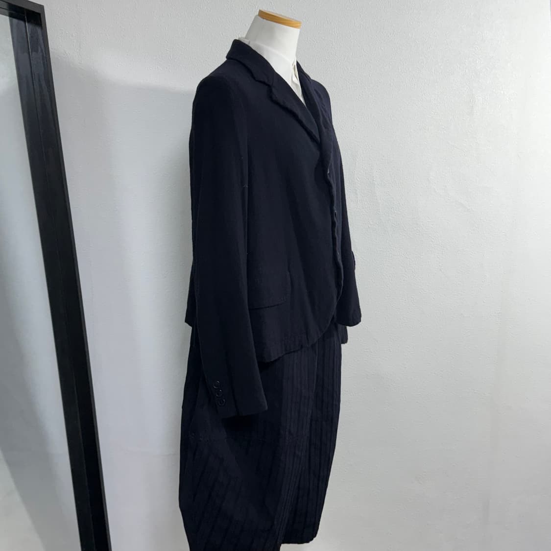 16ss 꼼데가르송 꼼데가르송 네이비 스트라이프 벌룬 크롭팬츠s 상품이미지2