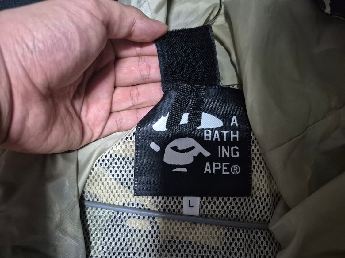 90's 베이프 BAPE OG 황계 카모 스노우 파카 L 정품 상품이미지2