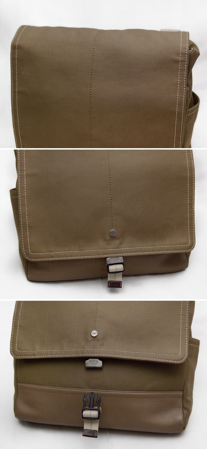 코치 트랜스애틀랜틱 맵캔버스 레더 플랩 메신저백 상품이미지3