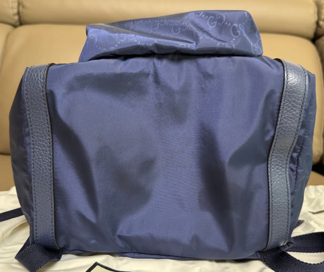 구찌 나일론 마이크로시마 백팩 네이비 상품이미지7