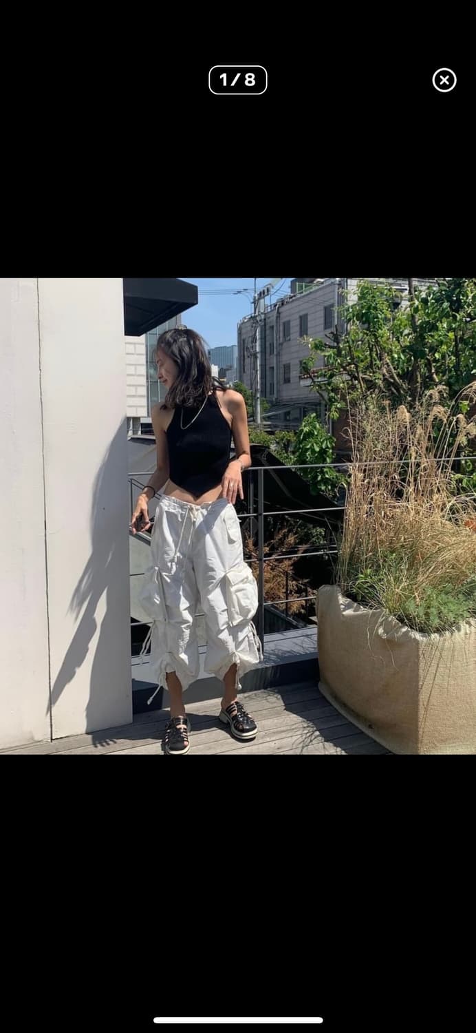 Seo 디테처블 카고 팬츠 블랙 상품이미지5