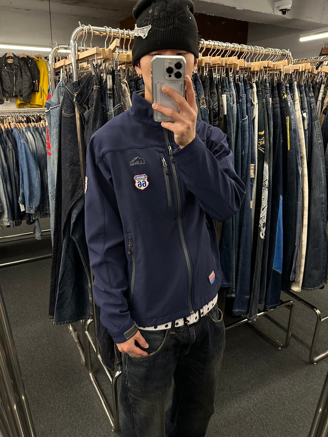 LL BEAN x Route 66 소프트 쉘 집업 자켓 상품이미지1