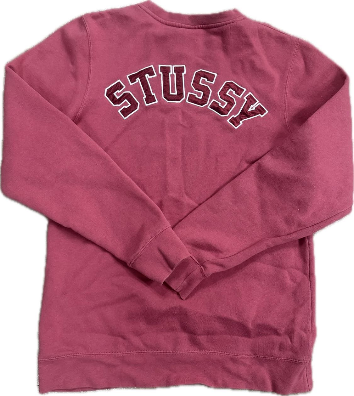 스투시 레드 핑크 맨투맨 스웻셔츠 L 상품이미지1