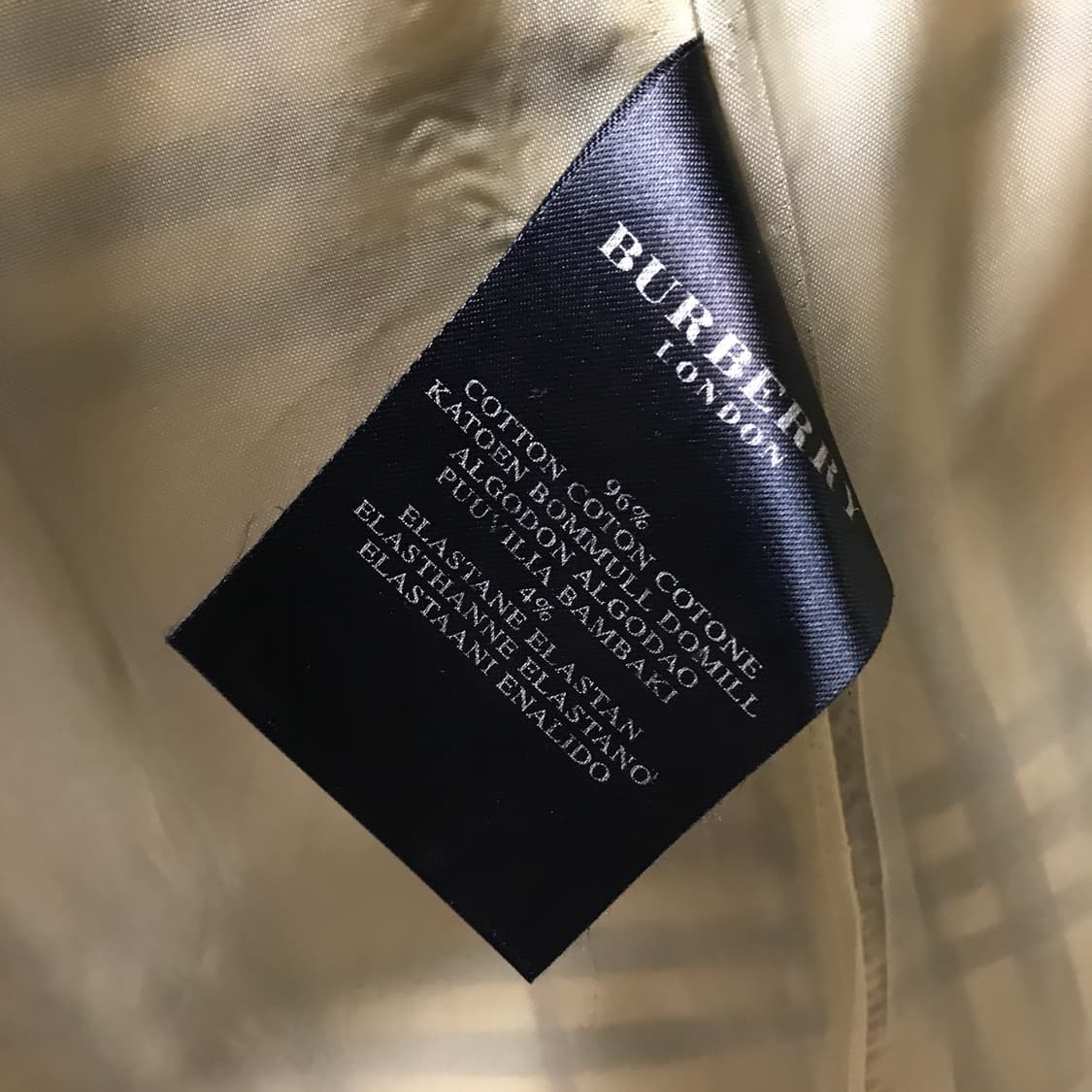 버버리 노바 체크 싱글 코트 8(W) 상품이미지5