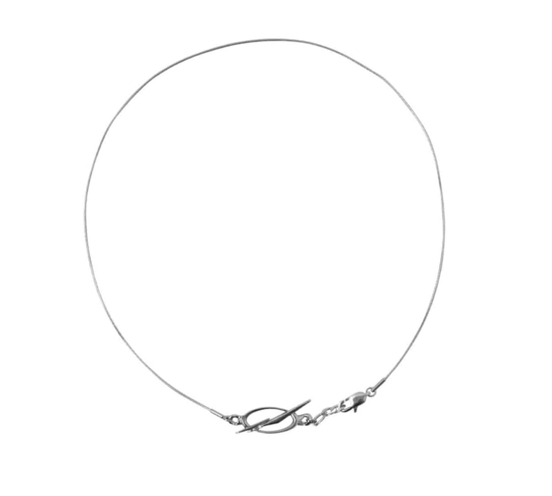 51퍼센트 체인 로고 목걸이(Thin) 상품이미지3