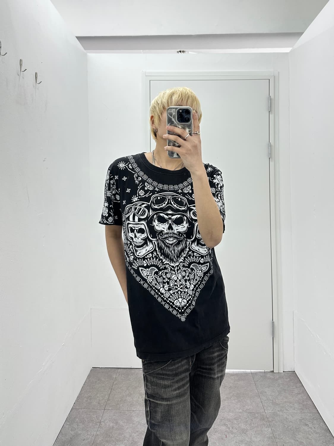 JPN Skull Printing tee 상품이미지2
