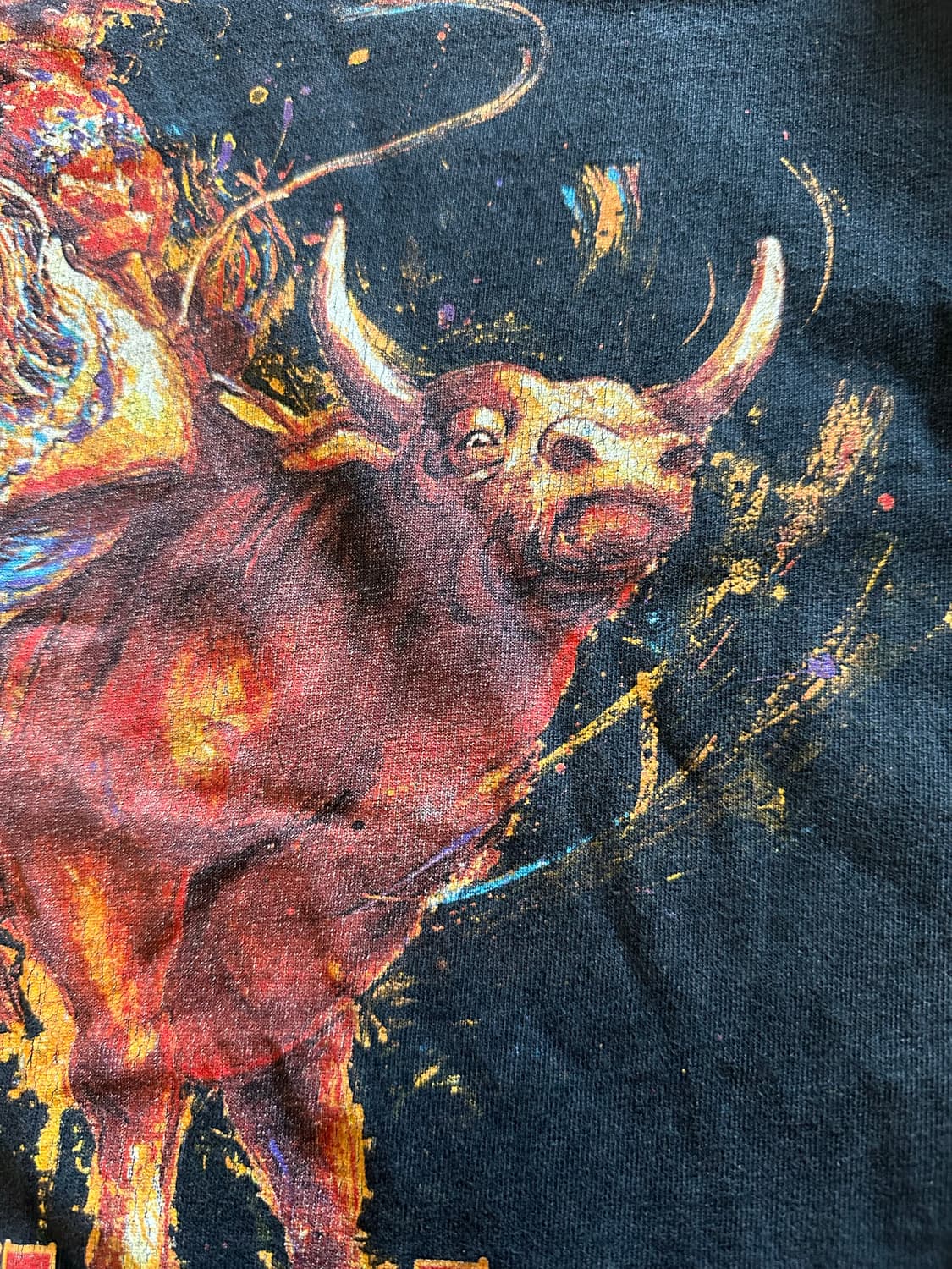 00s 카우보이 로데오 아트웍티 -XL 상품이미지5