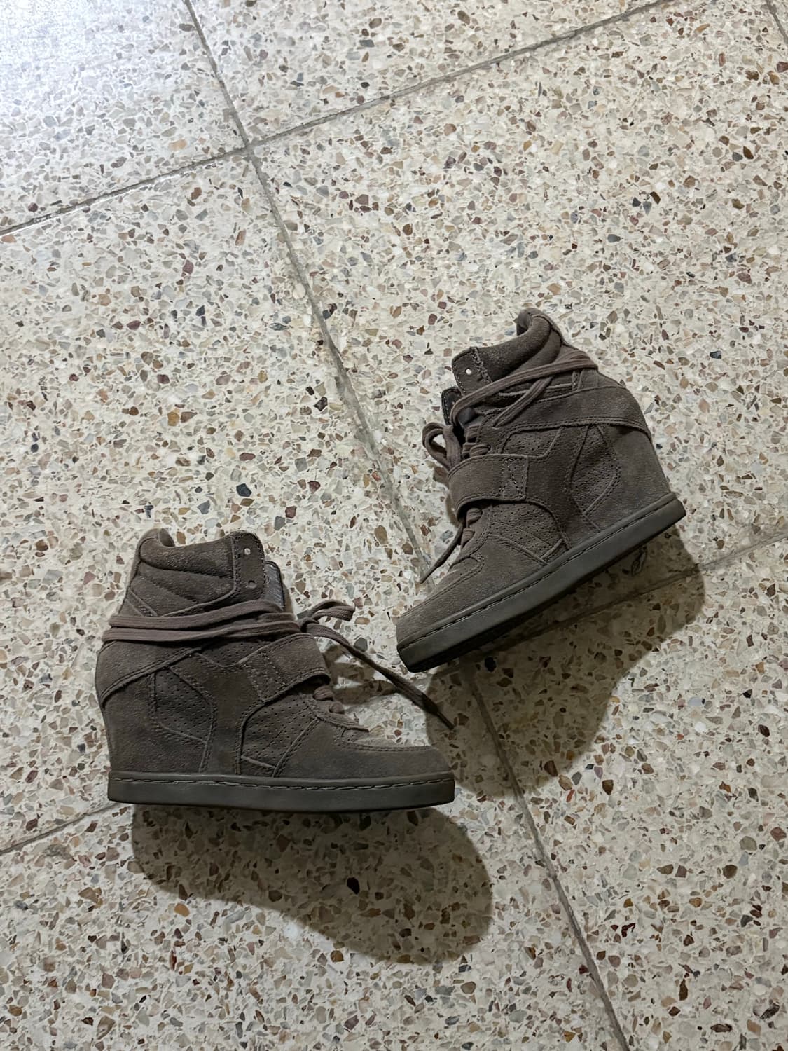 [36] Ash 보위 애쉬그레이 웨지힐 스니커즈 상품이미지2