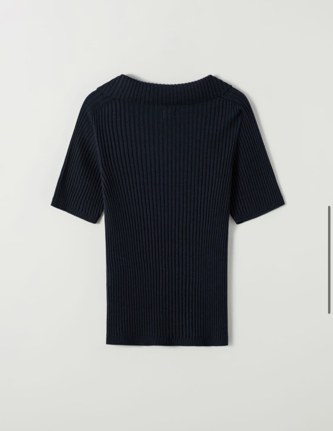 시에 SIE 루엔 리브드 칼라 니트 딥 네이비 S 상품이미지3