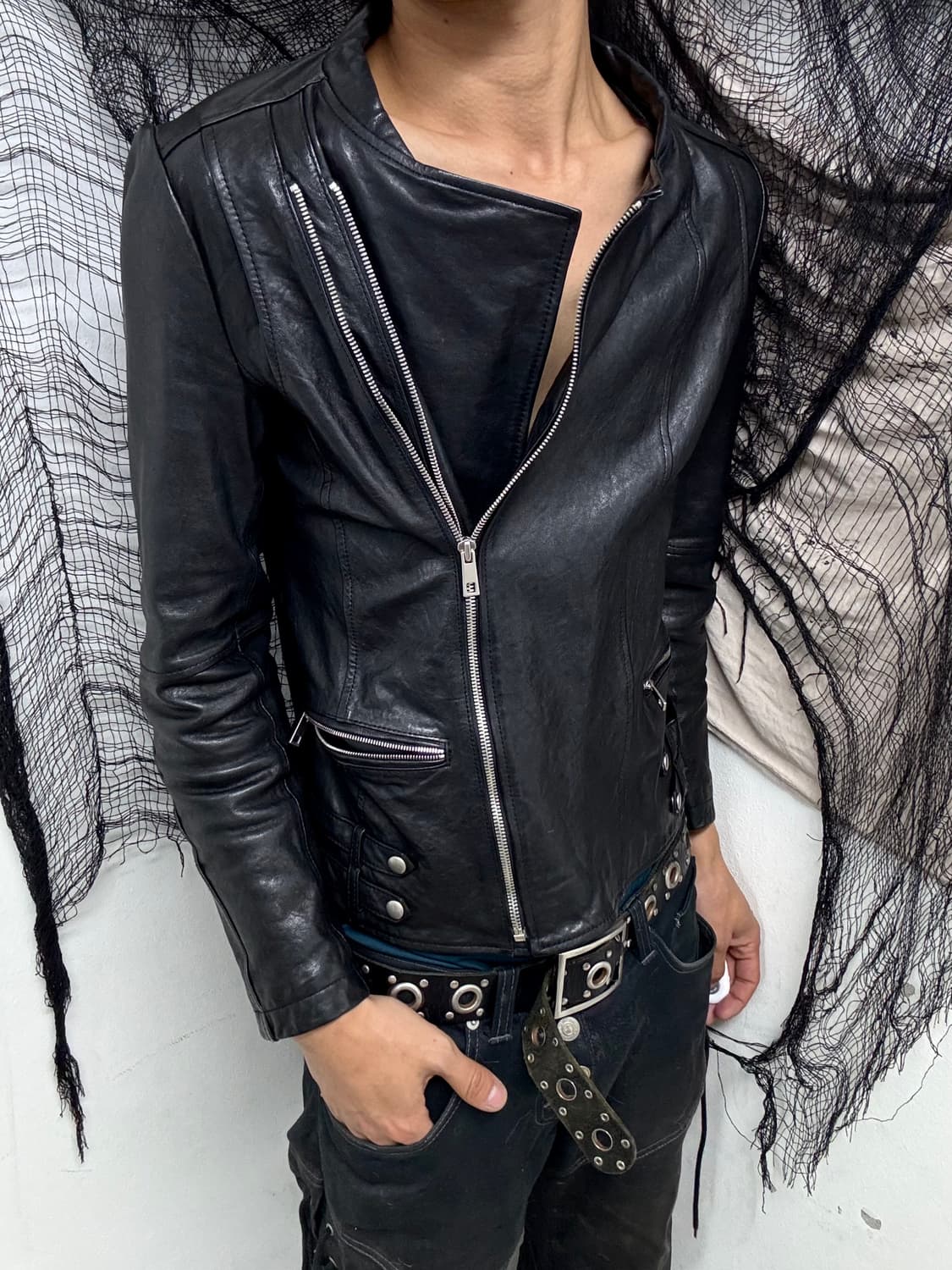 [SheepSkin] Two-Side Zippder Black Layer 상품이미지2