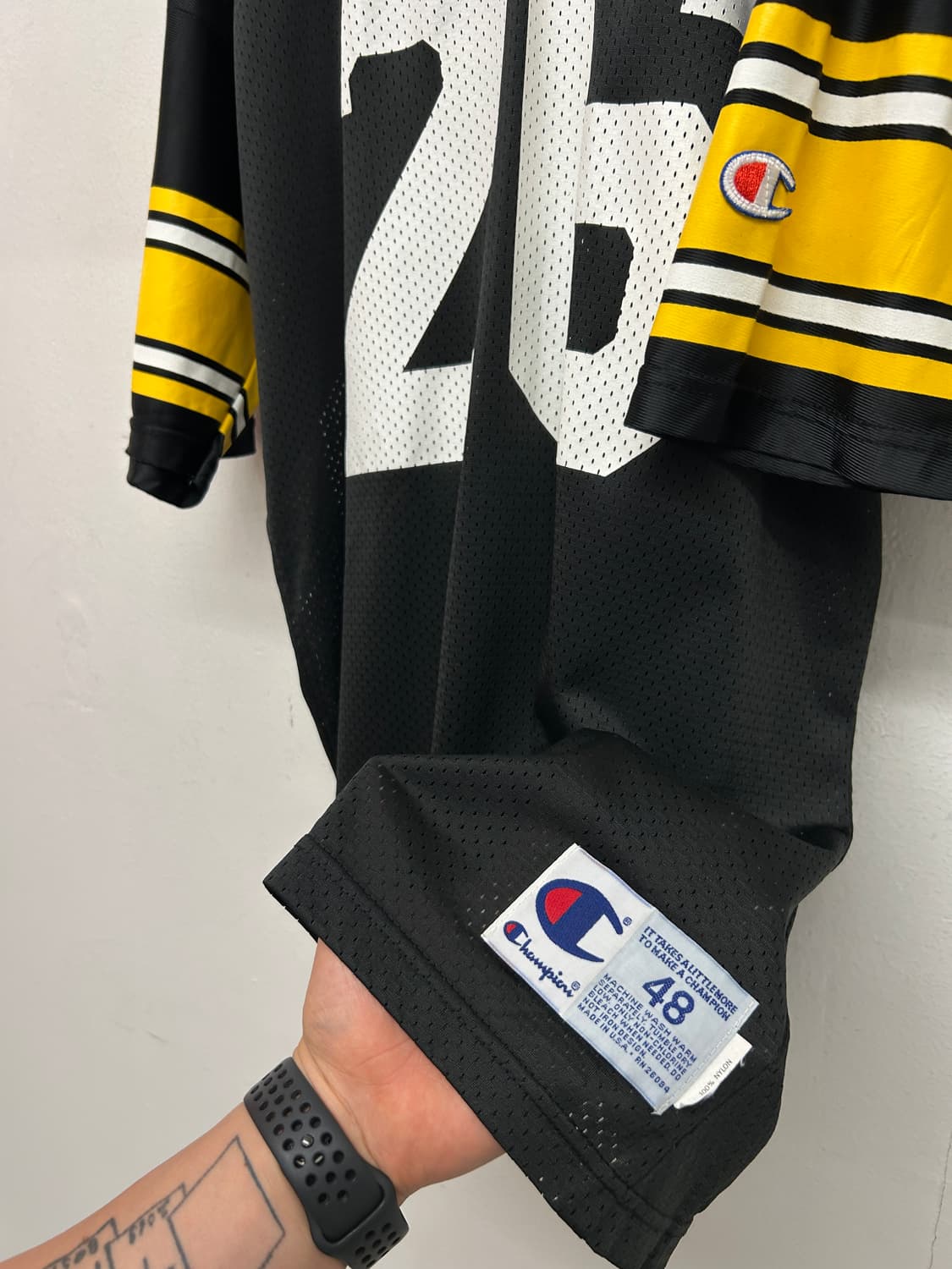 90s 챔피온 스틸러스 26번 Rod Woodson NFL 저지 상품이미지3