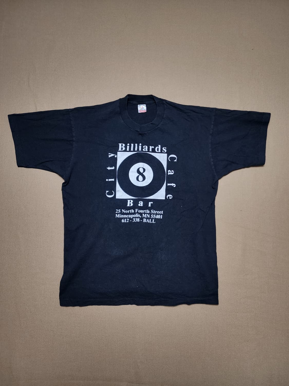 90s USA Fruit of the Loom Billiards Cafe 상품이미지1