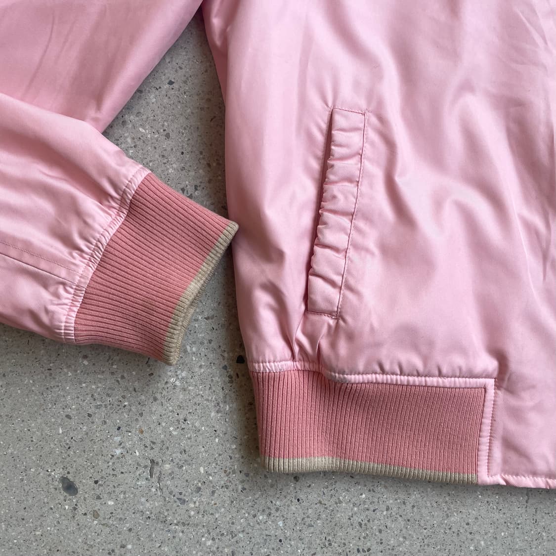 00s 두산 게스 사틴 블루종 상품이미지4