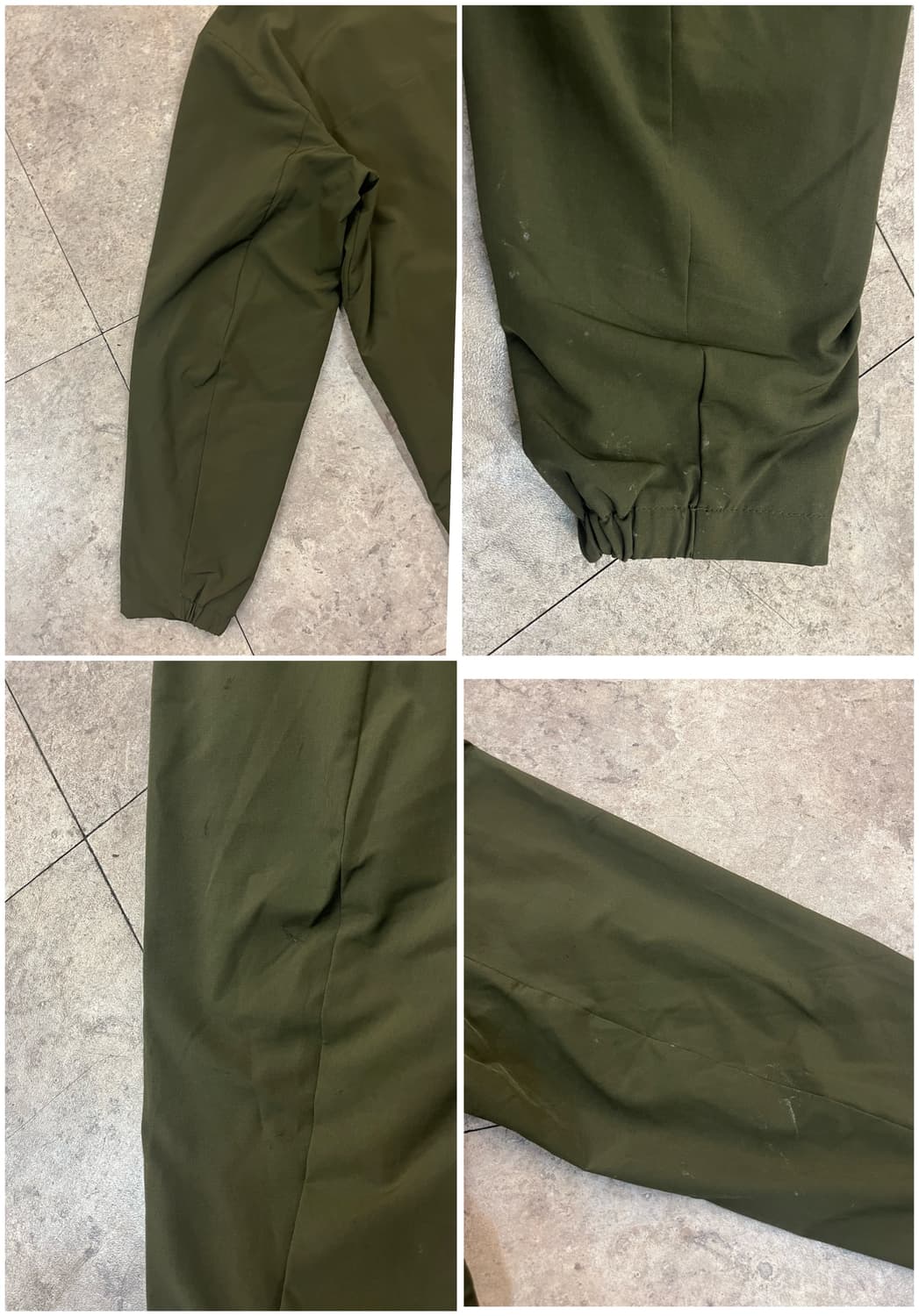 몽벨 바람막이 자켓 카키 110  #csz3014 상품이미지10