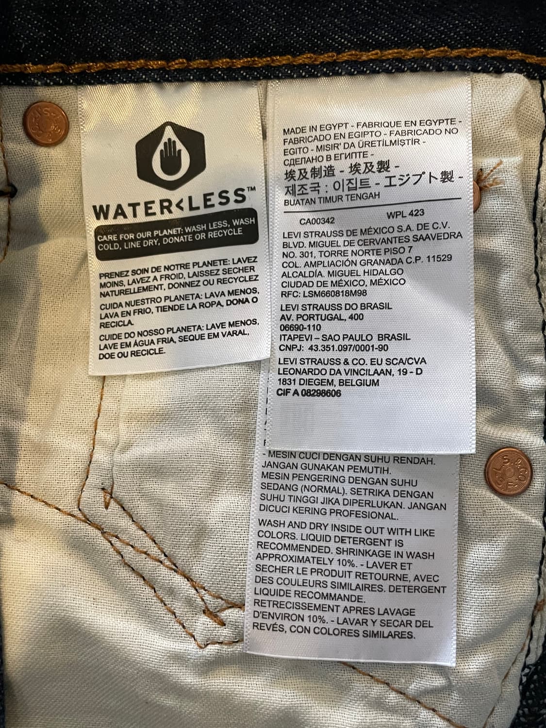 리바이스501 데님 팬츠 상품이미지4