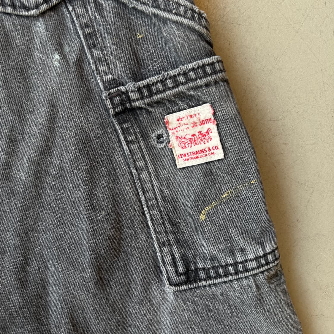 리바이스 페인팅 데님 카펜터 팬츠 상품이미지7