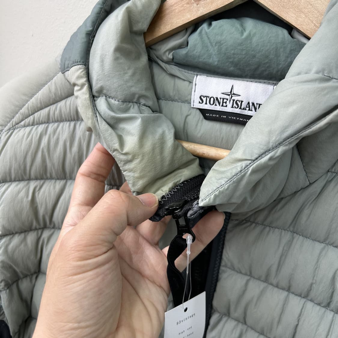16580 - 스톤아일랜드 가먼트다잉 마이크로얀 경량 패딩 상품이미지5