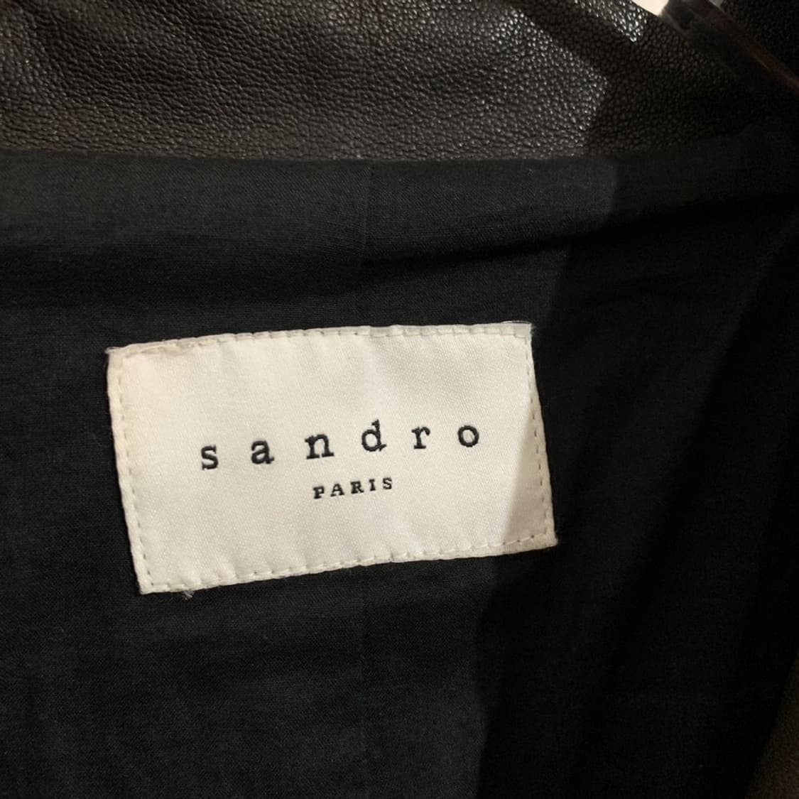 43 산드로 양가죽 바이커 라이더 자켓 상품이미지7