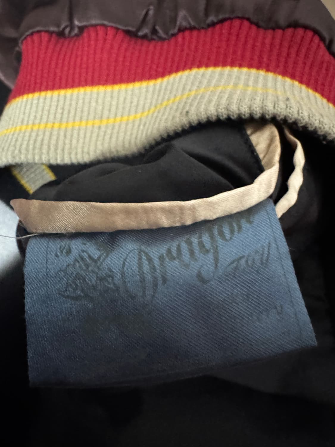 드래곤 일본빈티지 리버시블 자수 스카쟌 L 상품이미지5