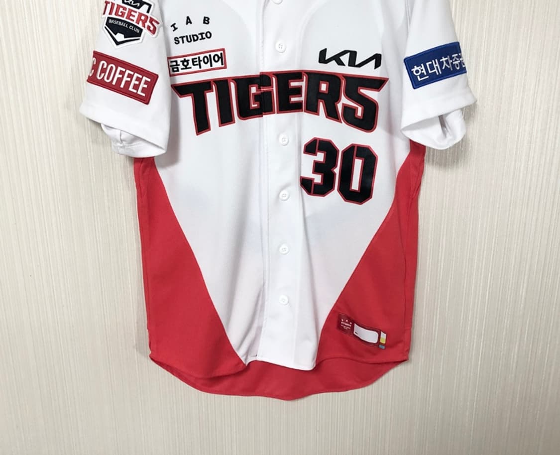 KBO 아이앱스튜디오 기아타이거즈 어센틱 홈유니폼 S(90) #30 상품이미지3