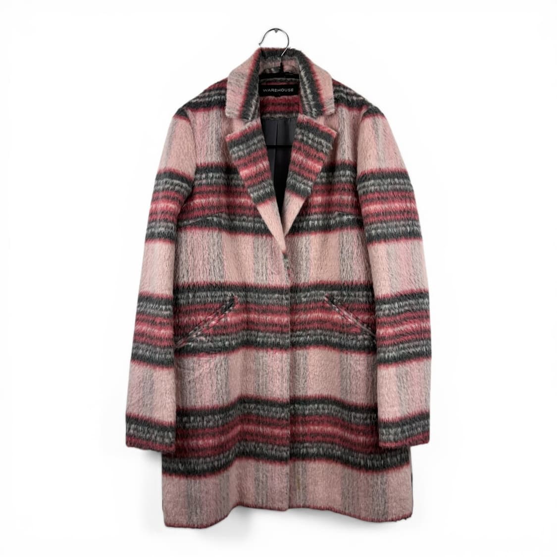 (34) 웨어하우스 우먼스 스테이트먼트 멀티 체크 코트 상품이미지1