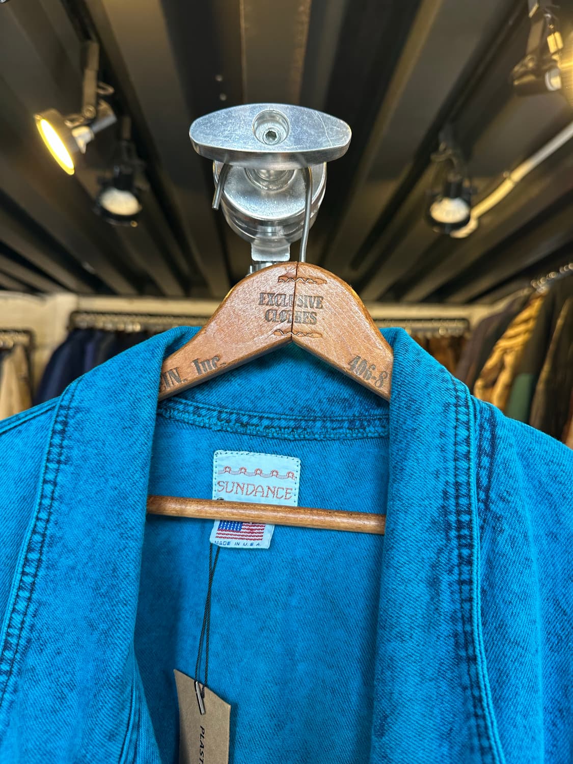 90s 에스닉 히피 코튼 가운 코트 made in usa 상품이미지3