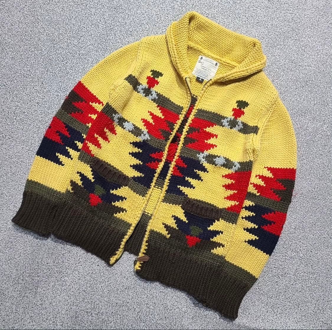 캐나디언 청키 니트 집업 상품이미지1