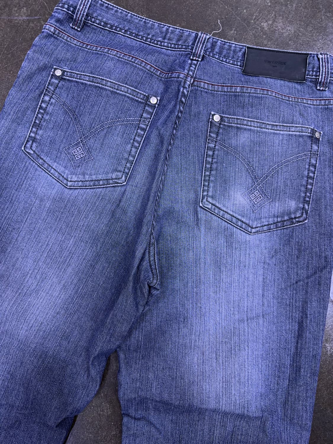 지방시 루즈핏 빈티지 워싱 쿨 그레이 데님팬츠 32 상품이미지6