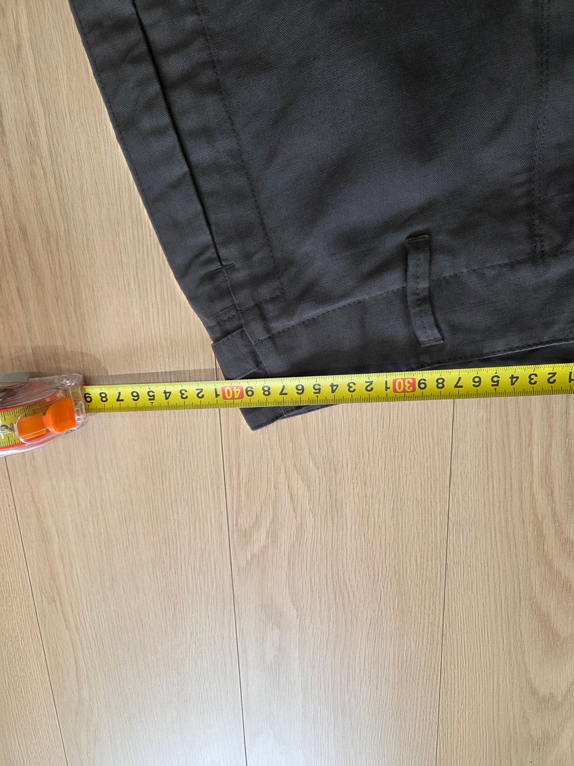 MILITARY PANTS COTTON-LINEN CANVAS RAVEN 상품이미지3