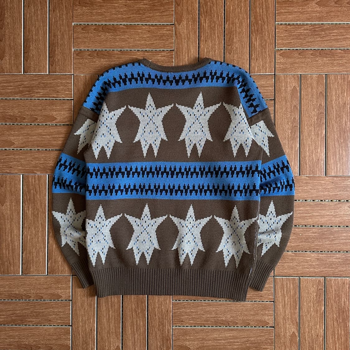 80’s Issey miyake jacquard knit sweater 상품이미지4