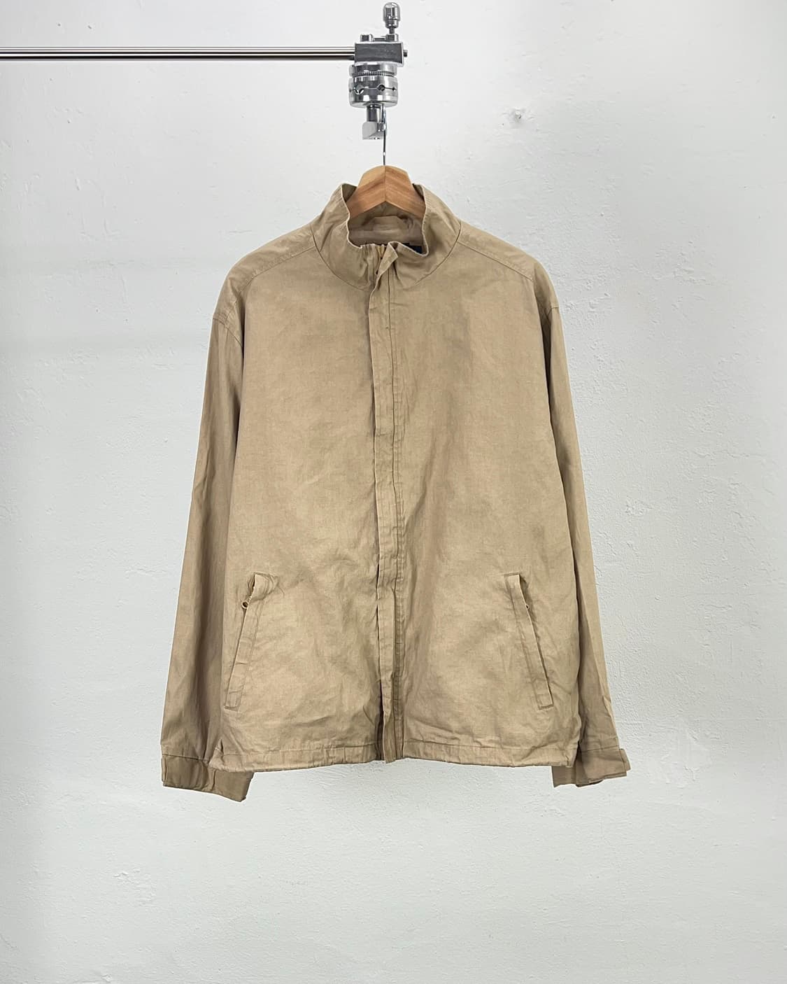 폴로 랄프로렌 베이지 헤링턴 코튼 쉘 워크 자켓 상품이미지1