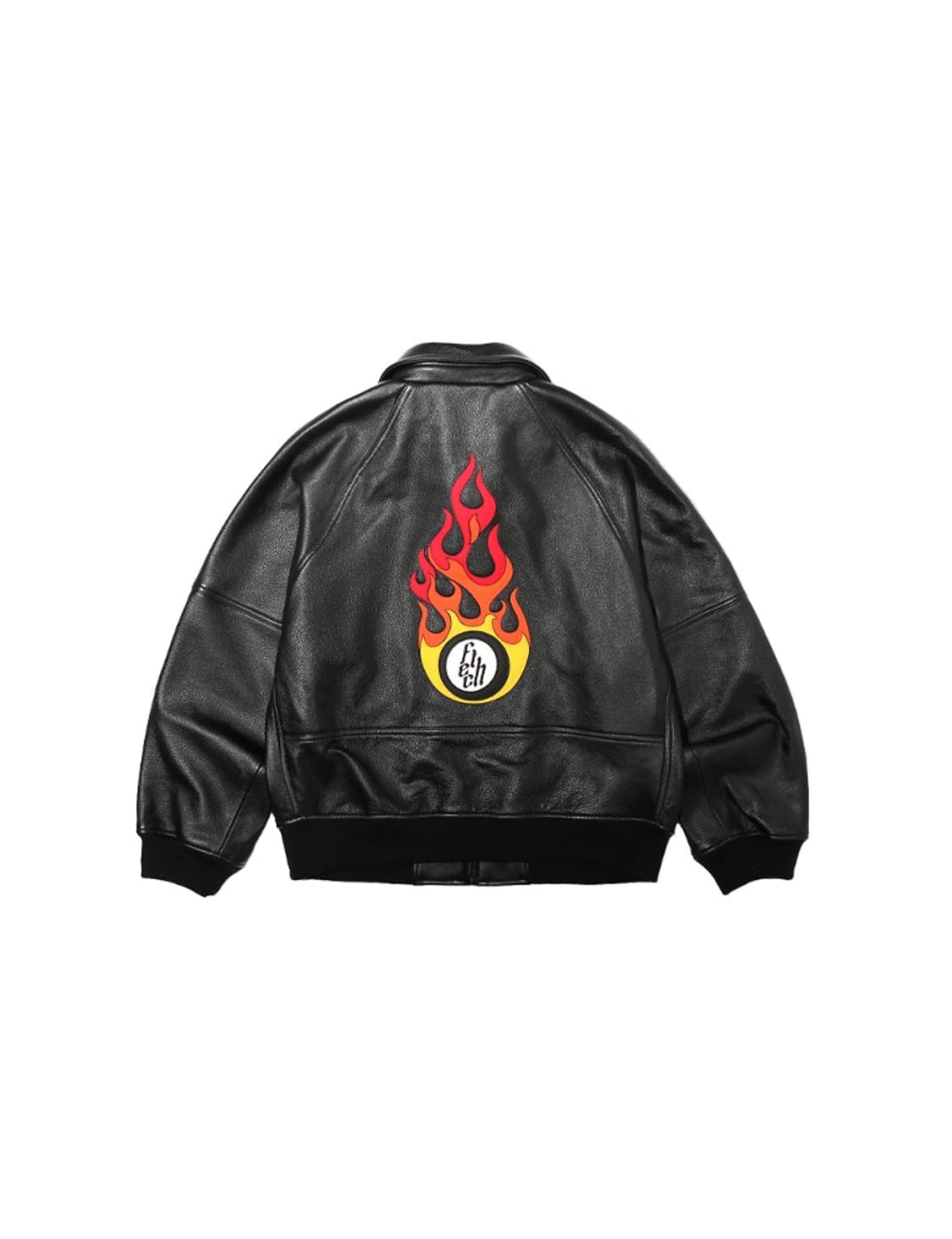 (새 상품) 페치선데이 바시티 소가죽 자켓 M 상품이미지2