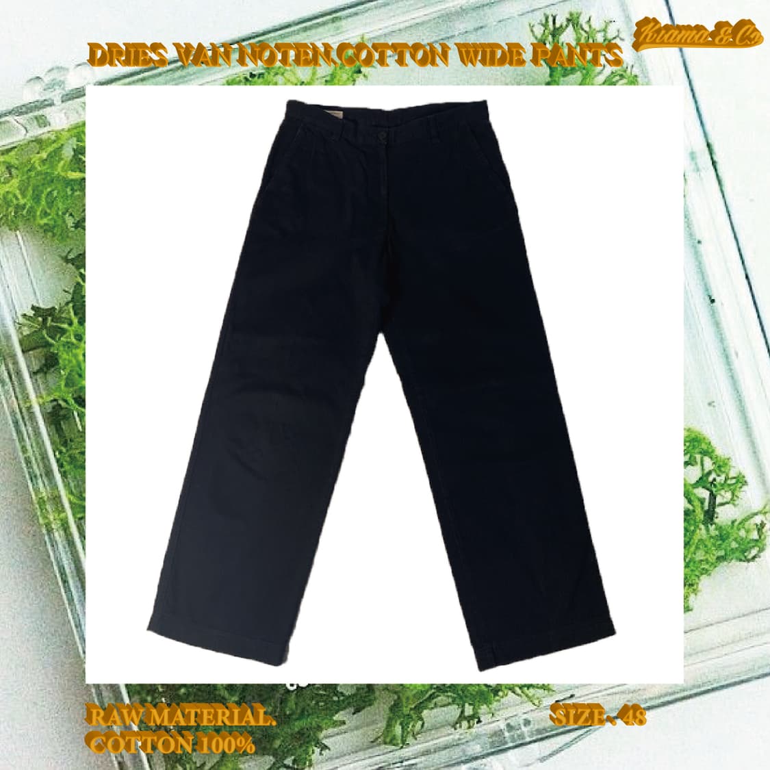 Cotton wide pants 상품이미지1