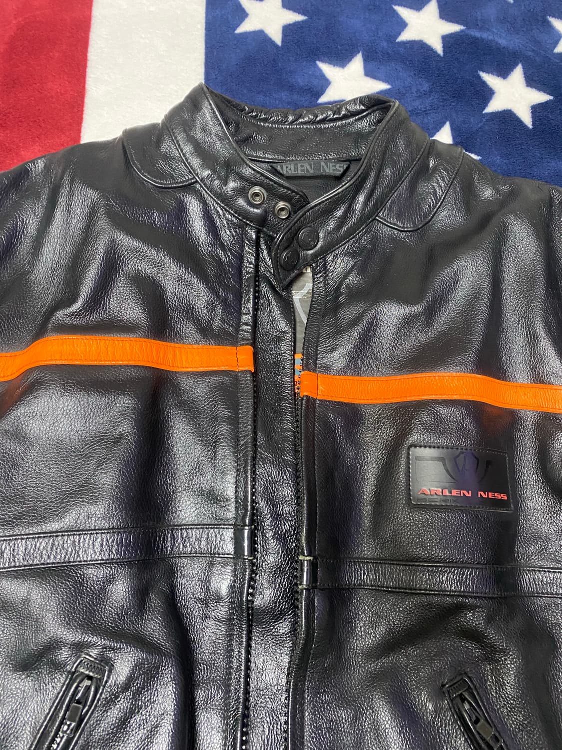 알렌네즈 라이더 가죽자켓 상품이미지2