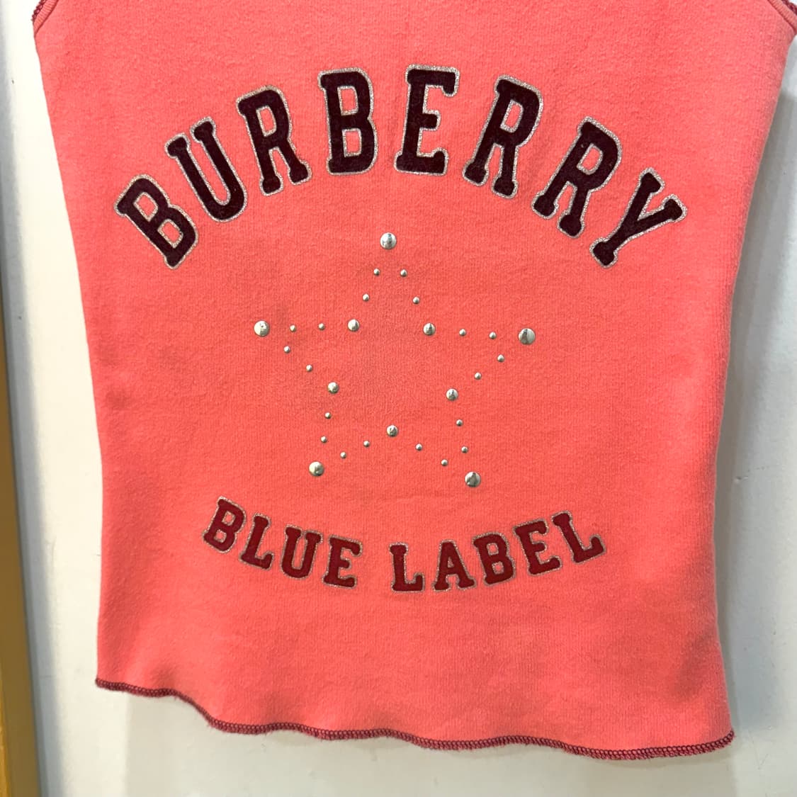 Burberry 버버리 블루라벨 Y2K 별 스터드 슬리브리스 나시 상품이미지4