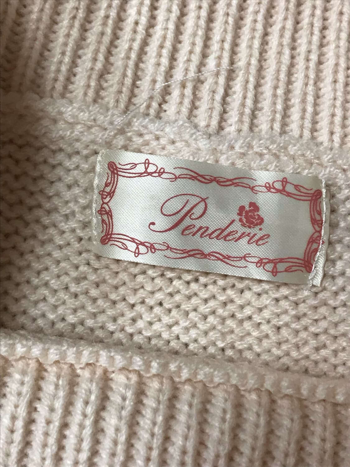 penderie 리즈리사 핑크 리본 오프숄더 라떼 히메 갸루 러블리 로걀 상품이미지2