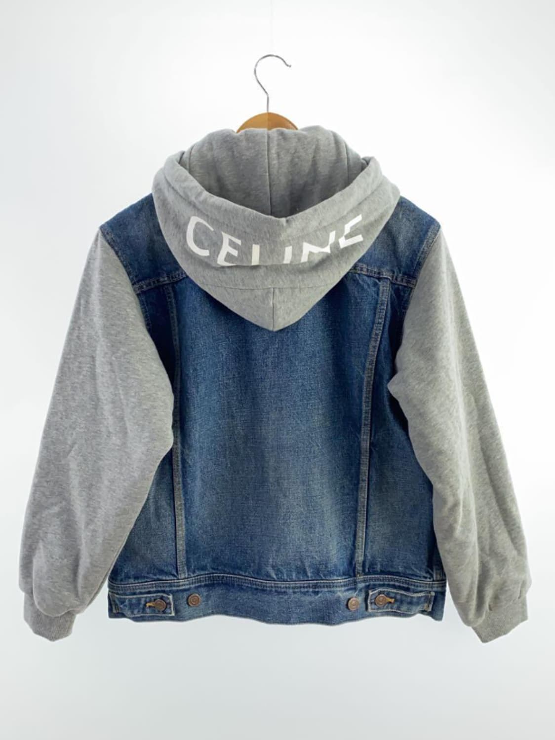 [정품] CELINE 셀린느 후드 데님 트러커 배색 자켓 S
 상품이미지2