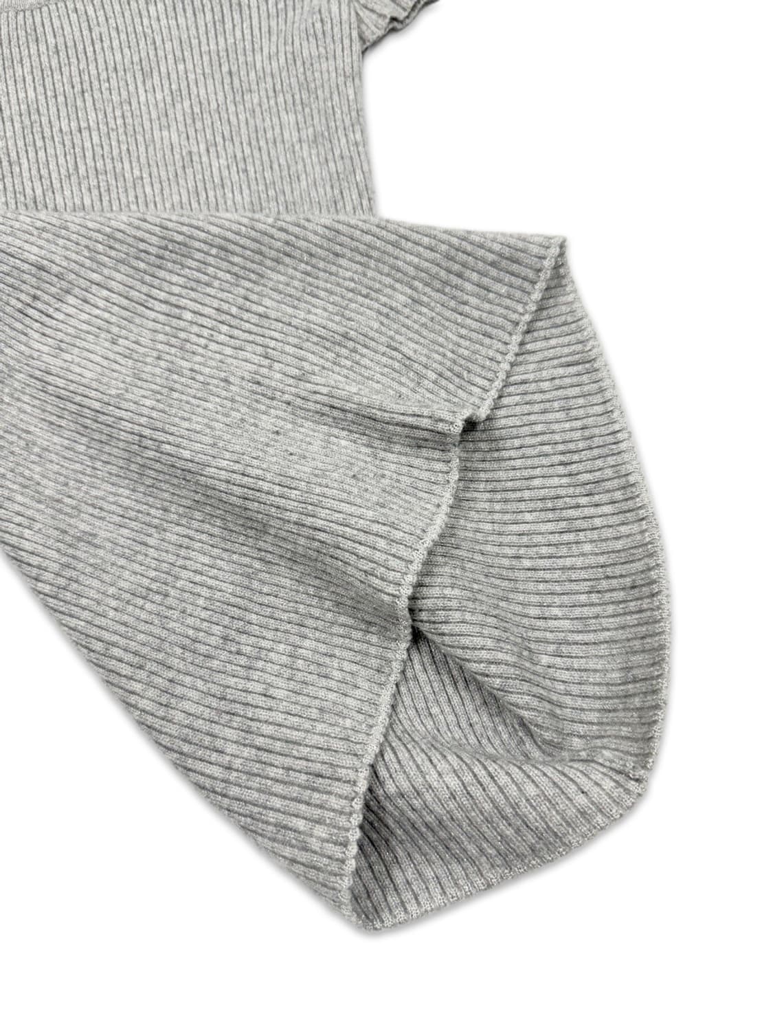 빈티지 FRAGILE 그레이 반팔 니트 상품이미지4