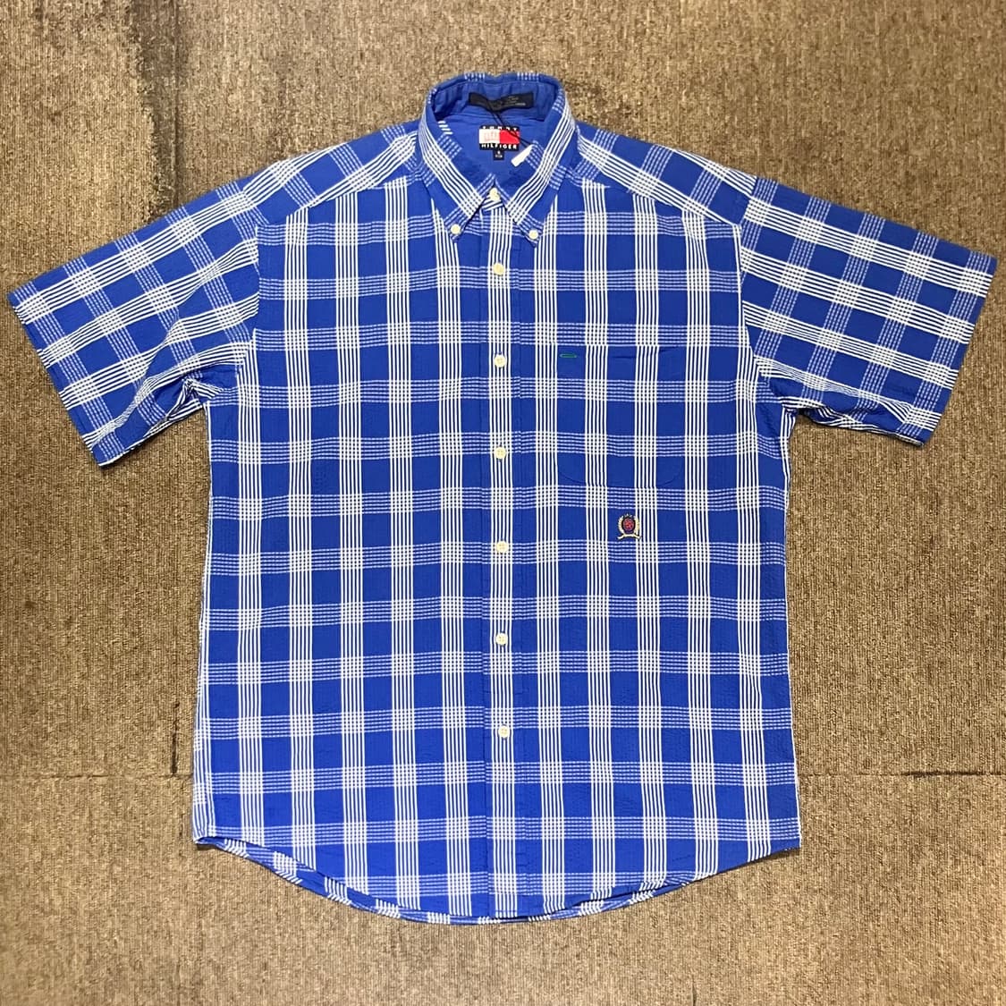 (S) Tommy 타미힐피거 체크 반팔 셔츠 상품이미지7