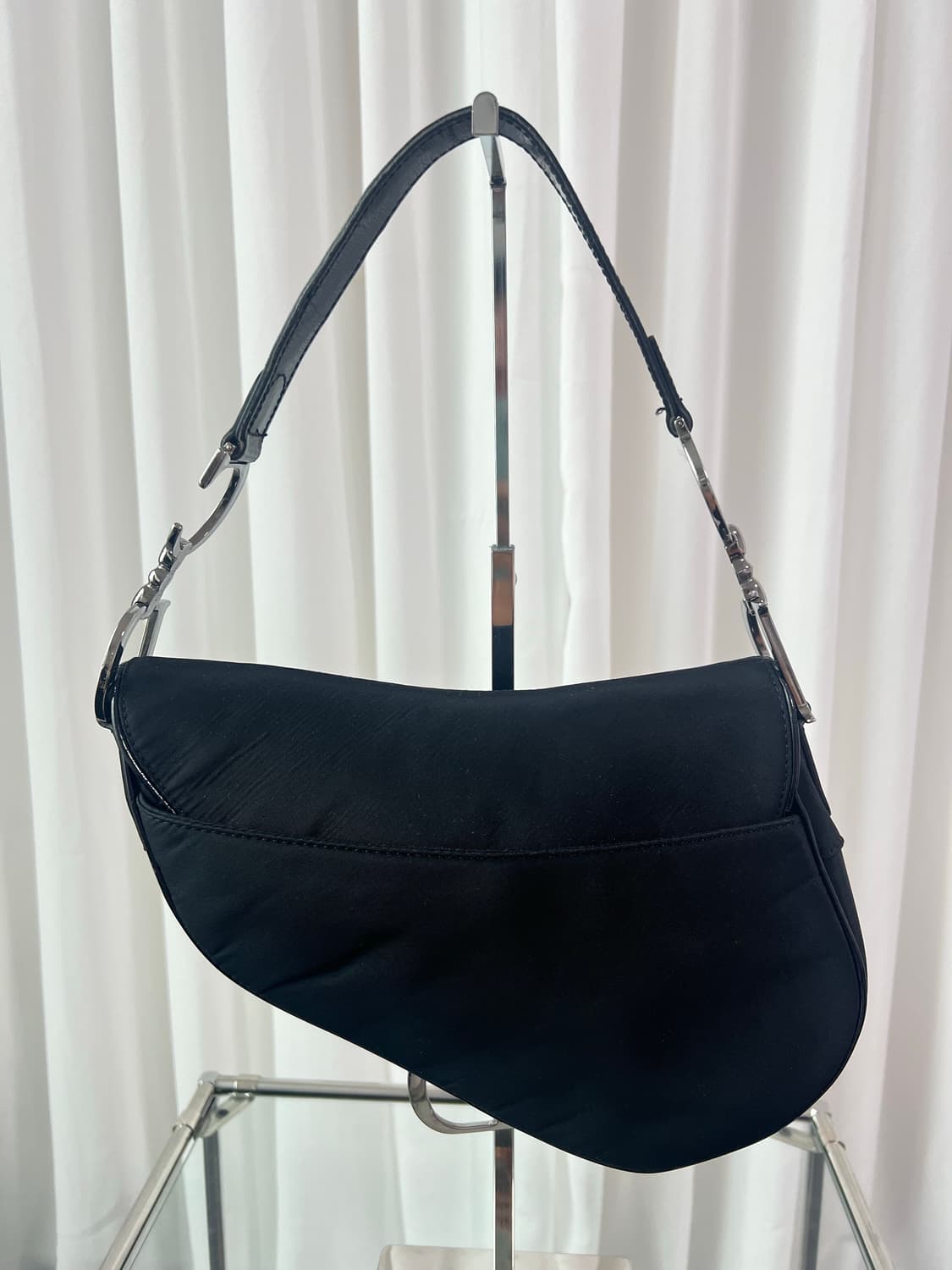 크리스찬 디올 2002 새들백 블랙 숄더백 상품이미지5