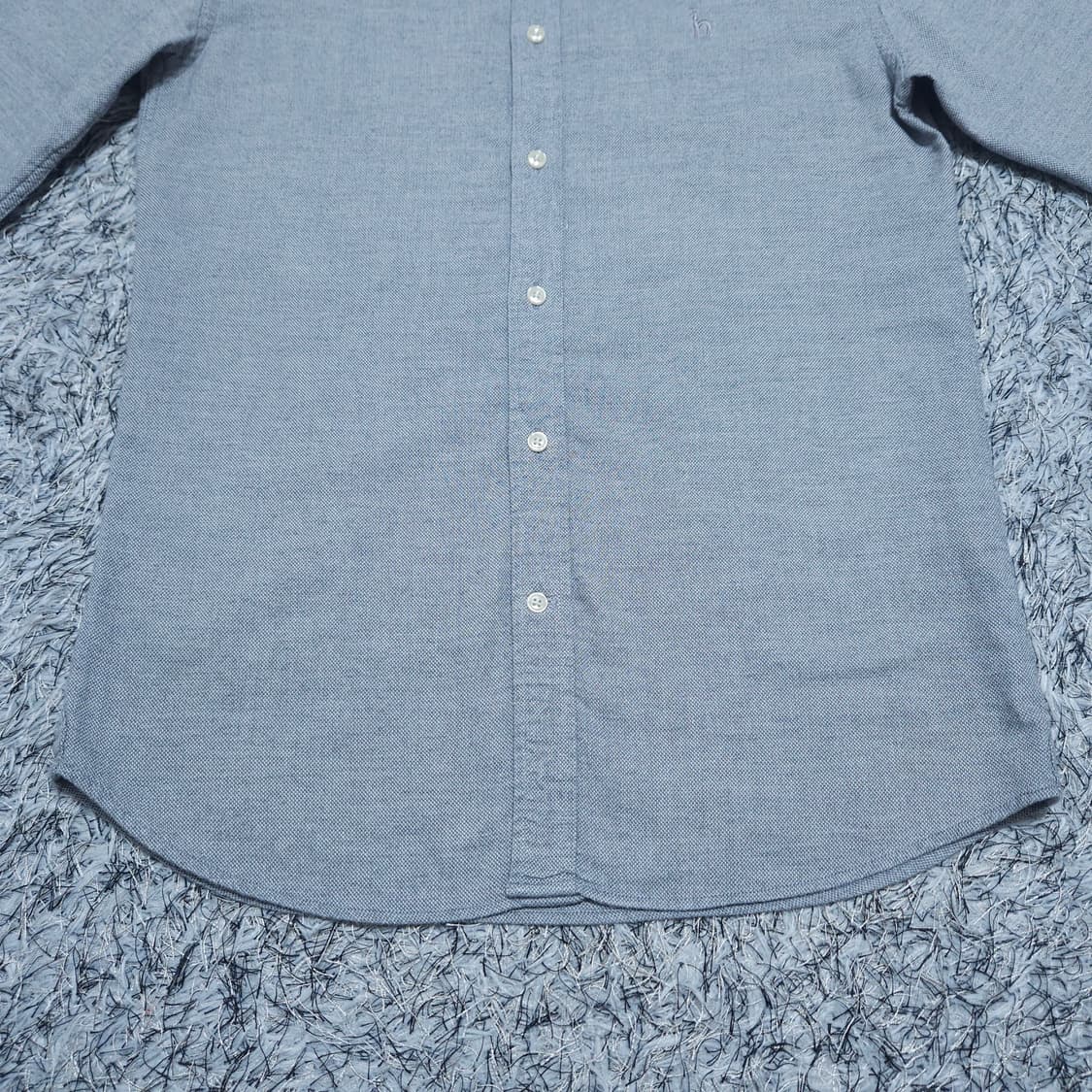 헤지스)슬림95 남자 체크셔츠남방 / 왕눈이샵 상품이미지5