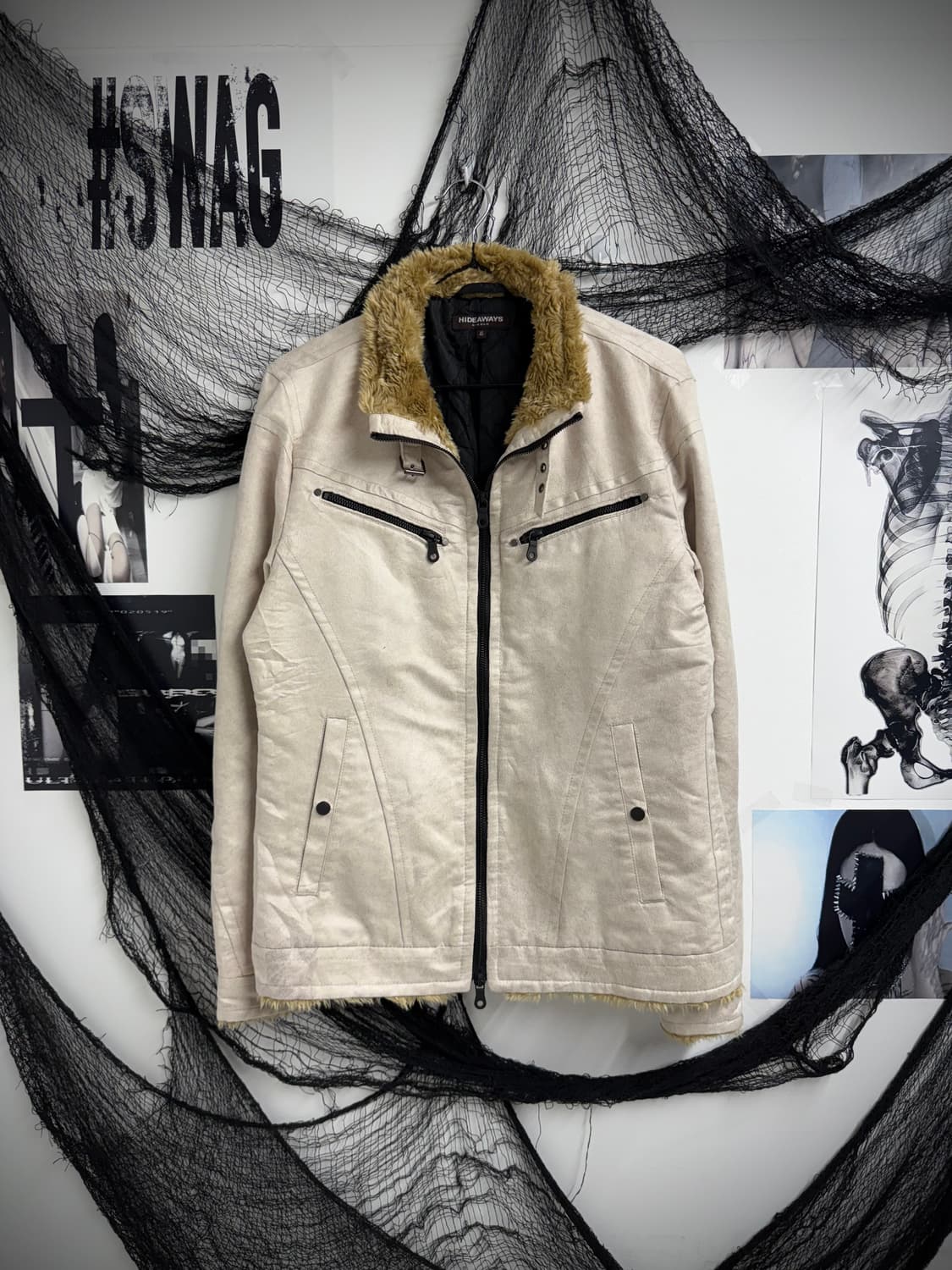 00s fur suede jacket 상품이미지1