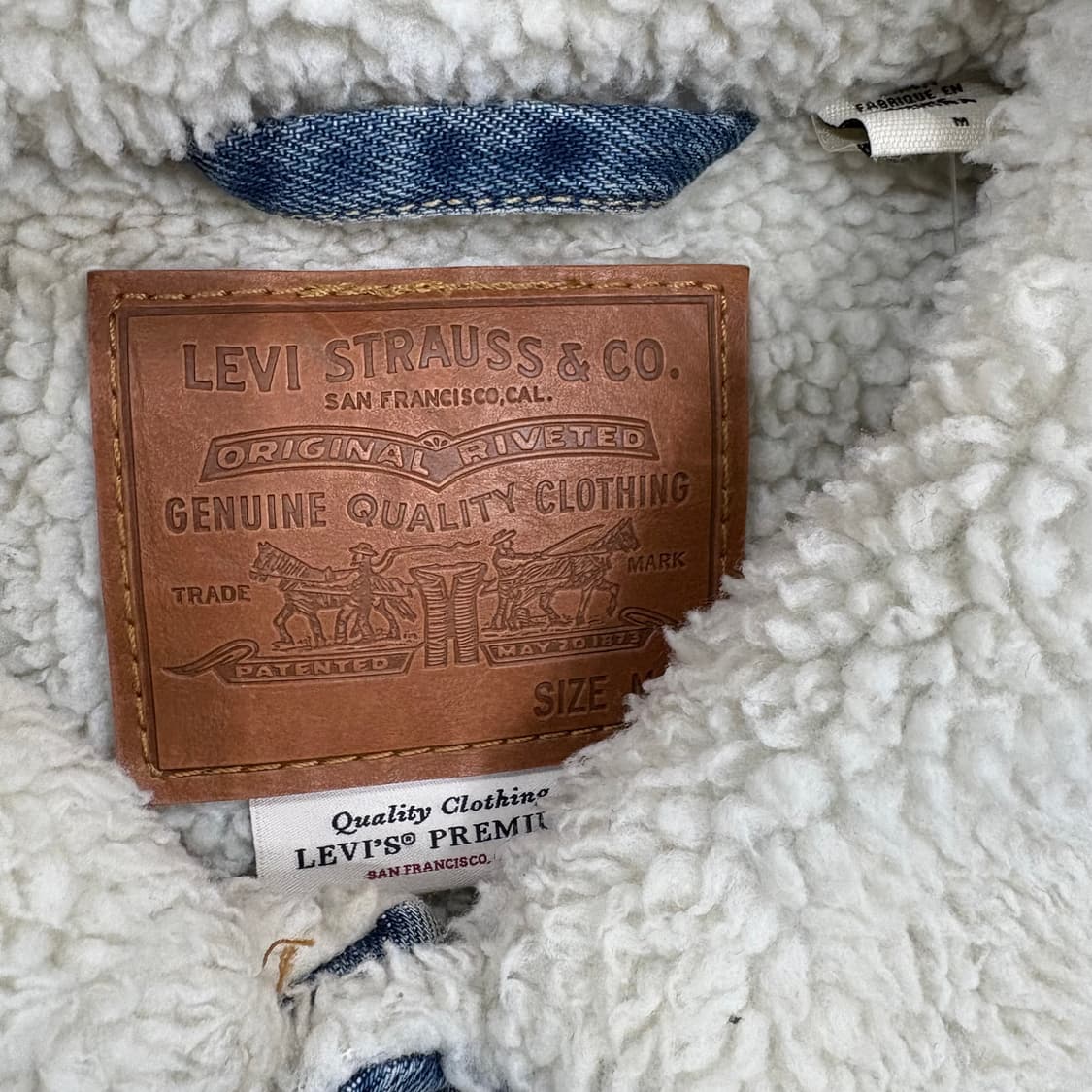 (100)리바이스빅E쉐르파데님자켓 상품이미지5