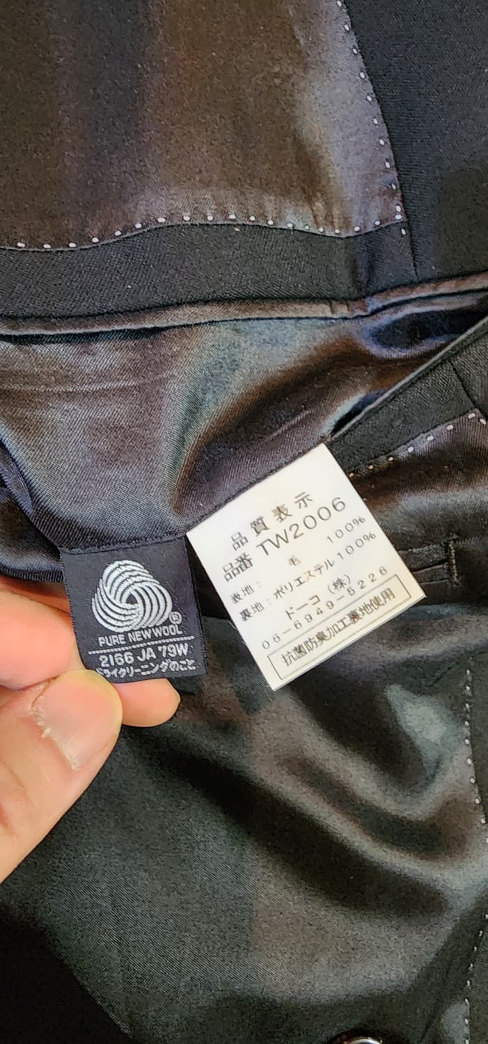 블랙 더블 울자켓 L 상품이미지9