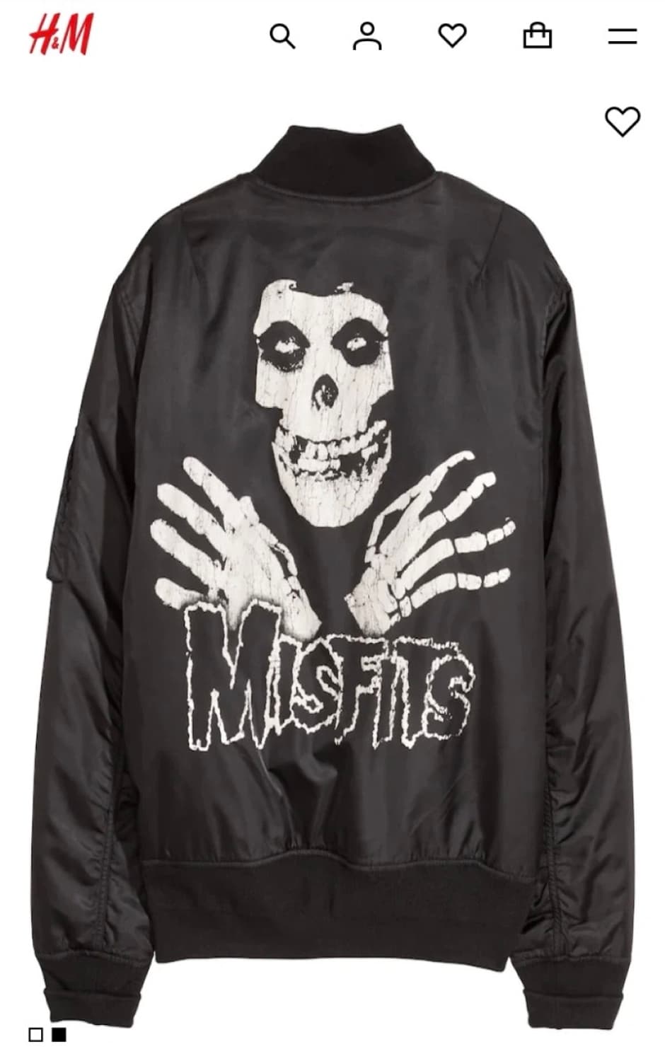 MISFITS X H&M MA-1 JACKET 상품이미지8